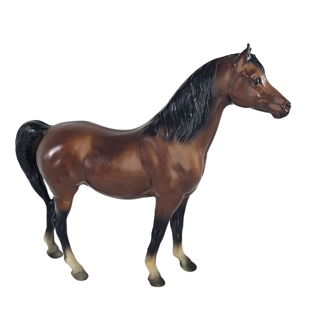 Vintage Breyer B Stamp Bay Proud Arabian Mare Textured Coat PAM #216 FLAW